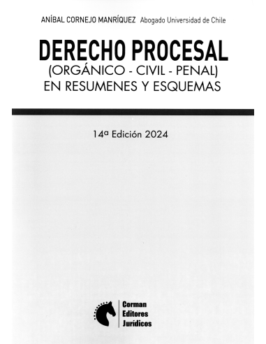DERECHO PROCESAL (ORGÁNICO-CIVIL-PENAL) EN RESÚMENES Y ESQUEMAS