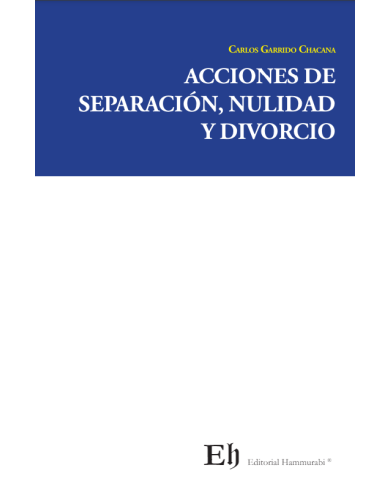 ACCIONES DE SEPARACIÓN, NULIDAD Y DIVORCIO