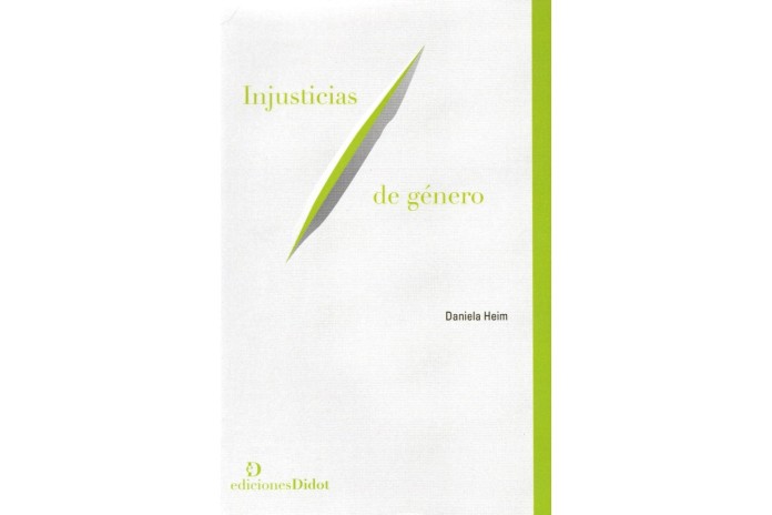 INJUSTICIAS DE GÉNERO
