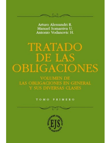 TRATADO DE LAS OBLIGACIONES - 3 Tomos