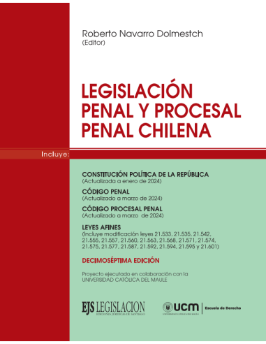 LEGISLACIÓN PENAL Y PROCESAL PENAL CHILENA (EMPASTADO)