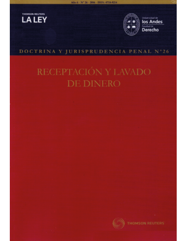 REVISTA DOCTRINA Y JURISPRUDENCIA PENAL N° 26 - RECEPTACIÓN Y LAVADO DE DINERO