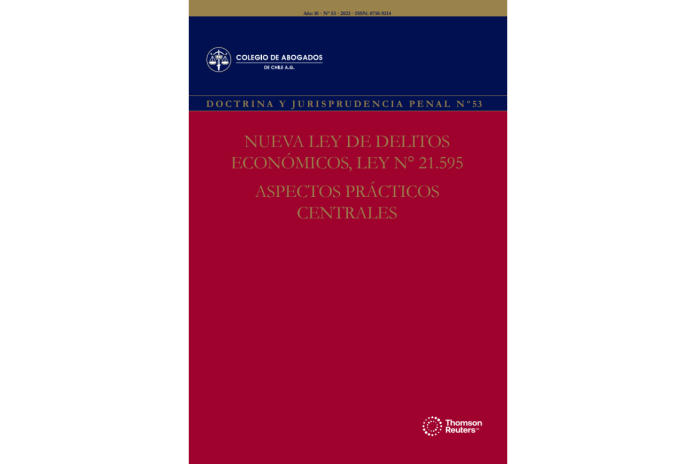 REVISTA DOCTRINA Y JURISPRUDENCIA PENAL Nº53 - NUEVA LEY DE  DELITOS ECONÓMICOS,  LEY N° 21.595. ASPECTOS PRÁCTICOS CENTRALES