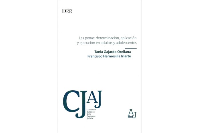 LAS PENAS: DETERMINACIÓN, APLICACIÓN Y EJECUCIÓN EN ADULTOS Y ADOLESCENTES