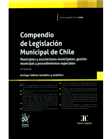 COMPENDIO DE LEGISLACIÓN MUNICIPAL - MUNICIPIOS Y ASOCIACIONES MUNICIPALES: GESTIÓN MUNICIPAL Y PROCEDIMIENTOS ESPECIALES