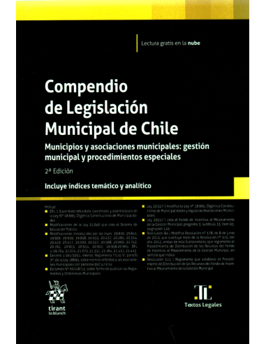 COMPENDIO DE LEGISLACIÓN MUNICIPAL - MUNICIPIOS Y ASOCIACIONES MUNICIPALES: GESTIÓN MUNICIPAL Y PROCEDIMIENTOS ESPECIALES