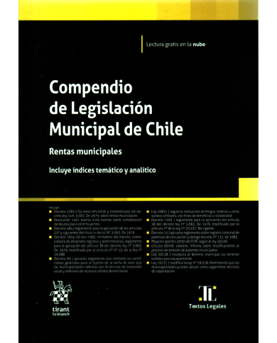 COMPENDIO DE LEGISLACIÓN MUNICIPAL DE CHILE - RENTAS MUNICIPALES