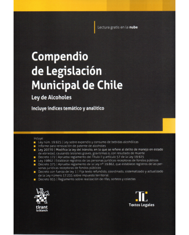 COMPENDIO DE LEGISLACIÓN MUNICIPAL DE CHILE - LEY DE ALCOHOLES