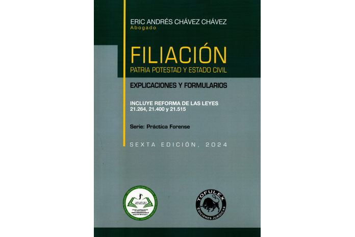 FILIACIÓN  - PATRIA POTESTAD Y ESTADO CIVIL - EXPLICACIONES Y FORMULARIOS
