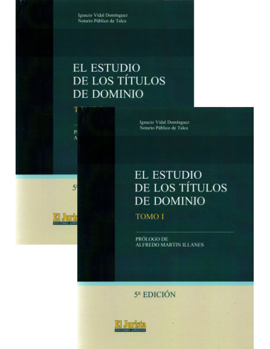 EL ESTUDIO DE LOS TÍTULOS DE DOMINIO - 2 Tomos