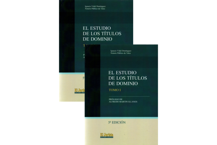EL ESTUDIO DE LOS TÍTULOS DE DOMINIO - 2 Tomos