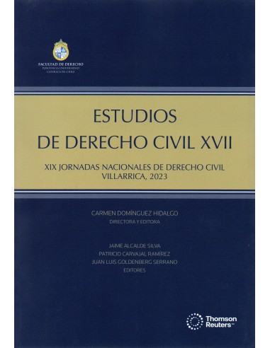 ESTUDIOS DE DERECHO CIVIL XVII - XIX JORNADAS NACIONALES DE DERECHO CIVIL - Villarrica 2023