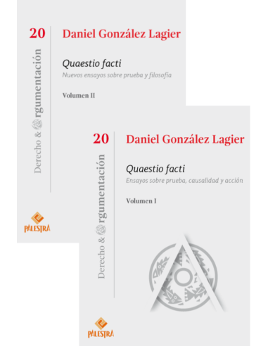 QUAESTIO FACTI – VOLS. I Y II (20) - ENSAYOS SOBE PRUEBA Y OTROS