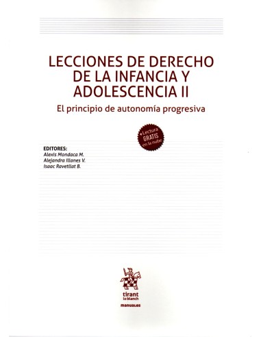 LECCIONES DE DERECHO DE LA INFANCIA Y ADOLESCENCIA II - EL PRINCIPIO DE AUTONOMÍA PROGRESIVA