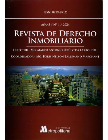 REVISTA DE DERECHO INMOBILIARIO - AÑO 8 - 2024