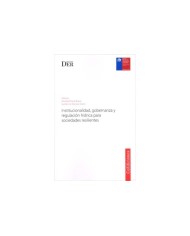 INSTITUCIONALIDAD, GOBERNANZA Y REGULACIÓN HÍDRICA PARA SOCIEDADES RESILIENES