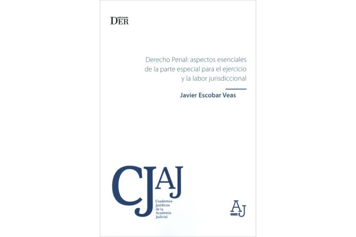 DERECHO PENAL: ASPECTOS ESENCIALES DE LA PARTE ESPECIAL PARA LA LABOR JURISDICCIONAL