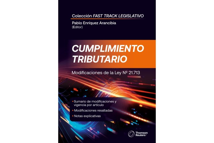 CUMPLIMIENTO TRIBUTARIO - MODIFICACIONES DE LA LEY N° 21.713