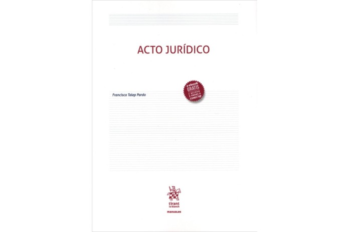 ACTO JURÍDICO