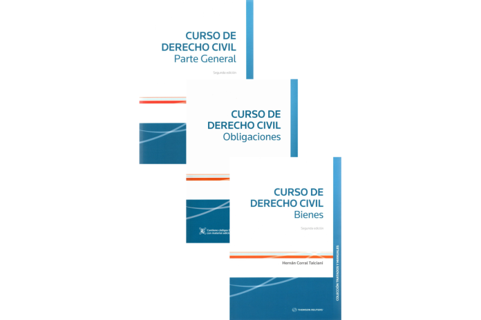 PACK CURSO DE DERECHO CIVIL - PARTE GENERAL, BIENES Y OBLIGACIONES (HERNÁN CORRAL)