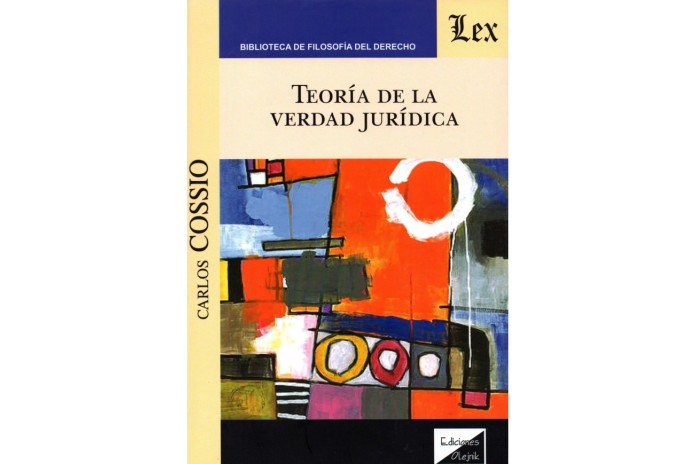 TEORÍA DE LA VERDAD JURÍDICA