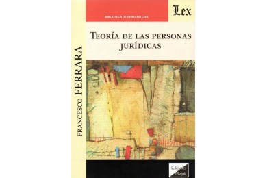 TEORÍA DE LAS PERSONAS JURÍDICAS