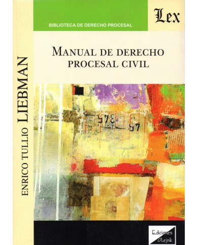 MANUAL DE DERECHO PROCESAL CIVIL