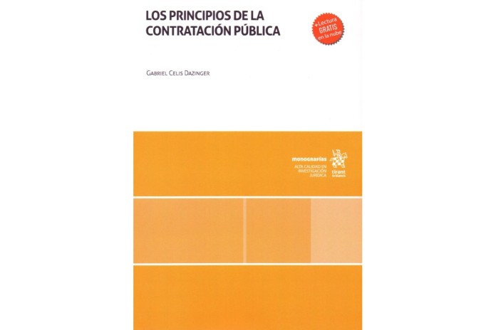 LOS PRINCIPIOS DE LA CONTRATACIÓN PÚBLICA