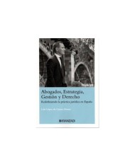 ABOGADOS, ESTRATEGIA, GESTIÓN Y DERECHO - REDEFINIENDO LA PRÁCTICA JURÍDICA EN ESPAÑA