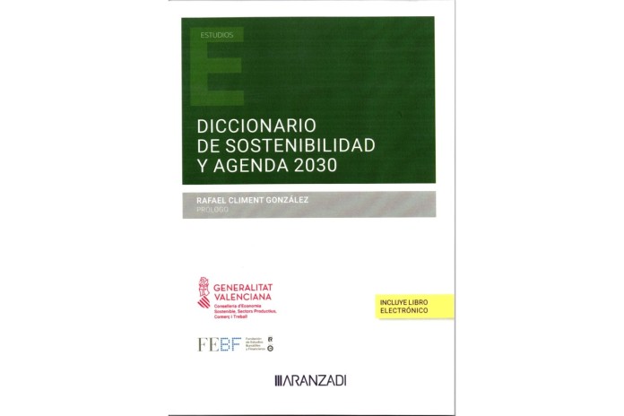 DICCIONARIO DE SOSTENIBILIDAD Y AGENDA 2030
