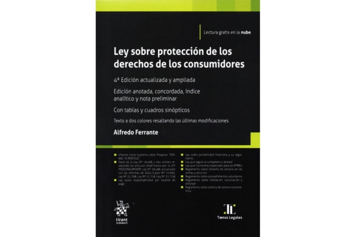 LEY SOBRE PROTECCIÓN DE LOS DERECHOS DE LOS CONSUMIDORES