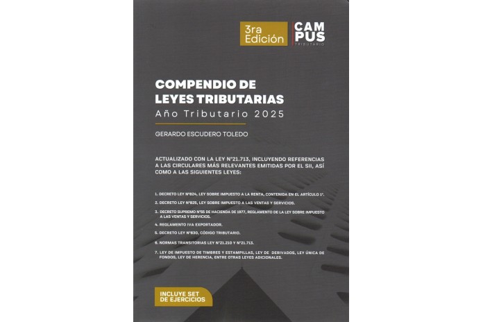 COMPENDIO DE LEYES TRIBUTARIAS AÑO TRIBUTARIO 2025
