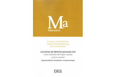 LECCIONES DE DERECHO PROCESAL CIVIL - JUICIO ORDINARIO DE MAYOR CUANTÍA (2ª Edición)