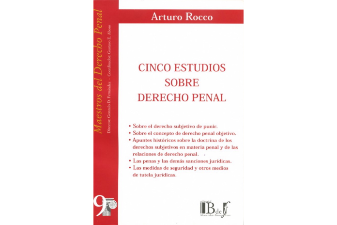 (9) CINCO ESTUDIOS SOBRE DERECHO PENAL