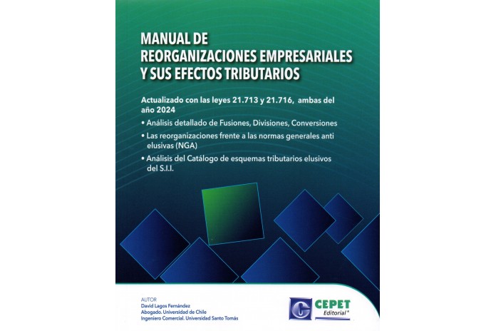MANUAL DE REORGANIZACIONES EMPRESARIALES Y SUS EFECTOS TRIBUTARIOS