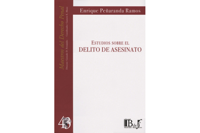 (43) ESTUDIOS SOBRE EL DELITO DE ASESINATO