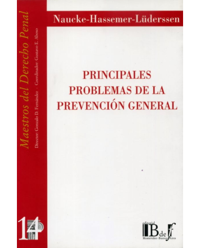 (14) PRINCIPALES PROBLEMAS DE LA PREVENCIÓN GENERAL