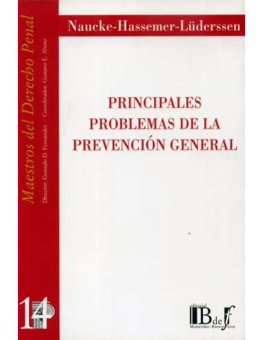 (14) PRINCIPALES PROBLEMAS DE LA PREVENCIÓN GENERAL