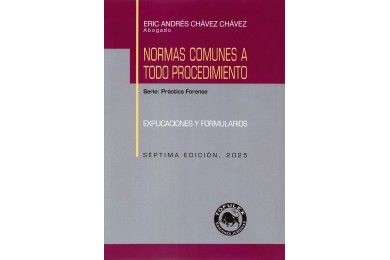 NORMAS COMUNES A TODO PROCEDIMIENTO - PRÁCTICA FORENSE (EXPLICACIONES Y FORMULARIOS)