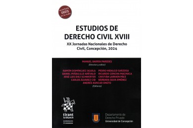 ESTUDIOS DE DERECHO CIVIL XVIII - XX Jornadas Nacionales de Derecho Civil, Concepción, 2024
