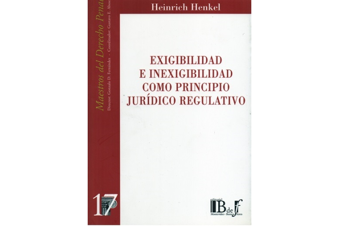 (17) EXIGIBILIDAD E INEXIGIBILIDAD COMO PRINCIPIO JURÍDICO REGULATIVO