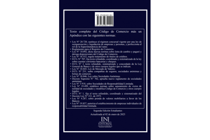 CÓDIGO DE COMERCIO 2025 EDICIÓN ESTUDIANTES