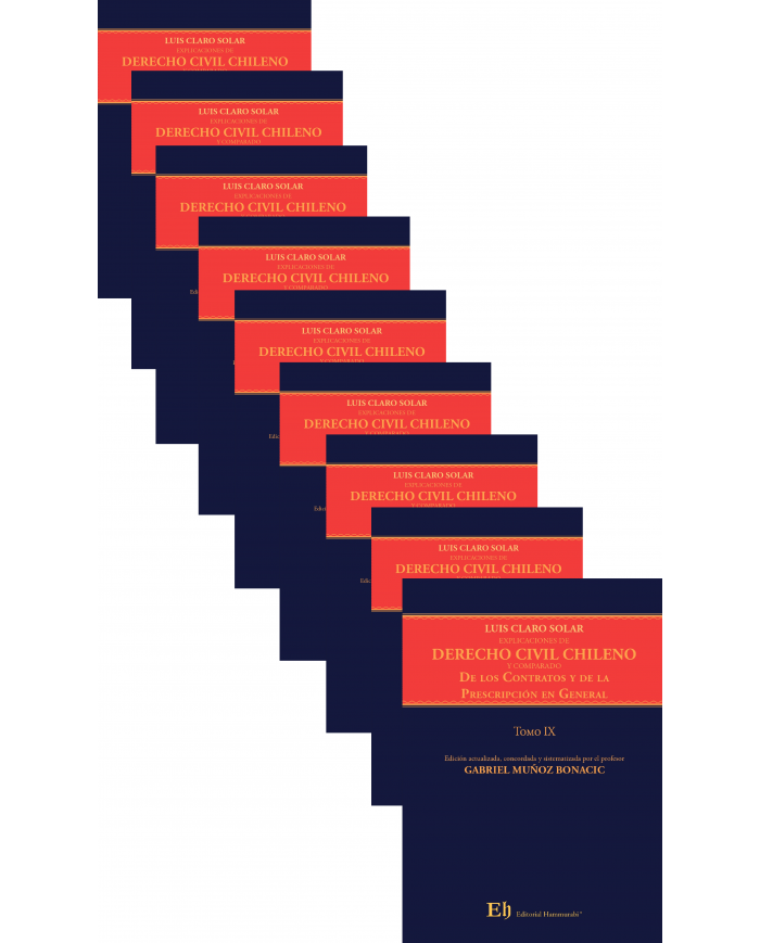 EXPLICACIONES DE DERECHO CIVIL CHILENO Y COMPARADO - OBRA COMPLETA