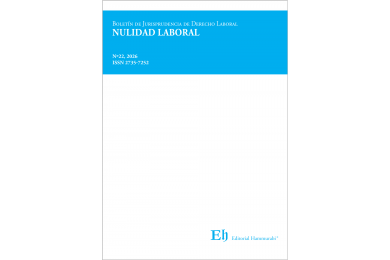 BOLETÍN DE JURISPRUDENCIA DE DERECHO LABORAL Nº22 - NULIDAD LABORAL