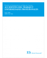BOLETÍN DE JURISPRUDENCIA DE DERECHO LABORAL Nº23 - ACCIDENTES DEL TRABAJO Y ENFERMEDADES PROFESIONALES