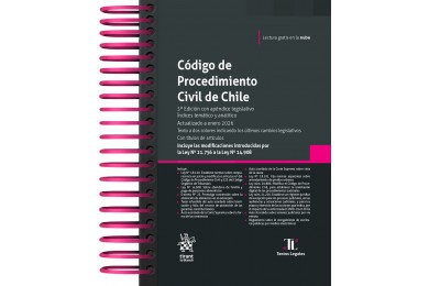 CÓDIGO DE PROCEDIMIENTO CIVIL DE CHILE 2026 - TIRANT LO BLANCH