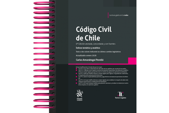 CÓDIGO CIVIL DE CHILE 2026 - TIRANT LO BLANCH