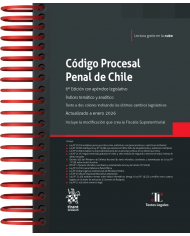 CÓDIGO PROCESAL PENAL DE CHILE 2026 - TIRANT LO BLANCH