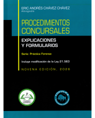 PROCEDIMIENTOS CONCURSALES - EXPLICACIONES Y FORMULARIOS (9ª Edición)