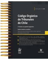 CÓDIGO ORGÁNICO DE TRIBUNALES DE CHILE 2026 - TIRANT LO BLANCH